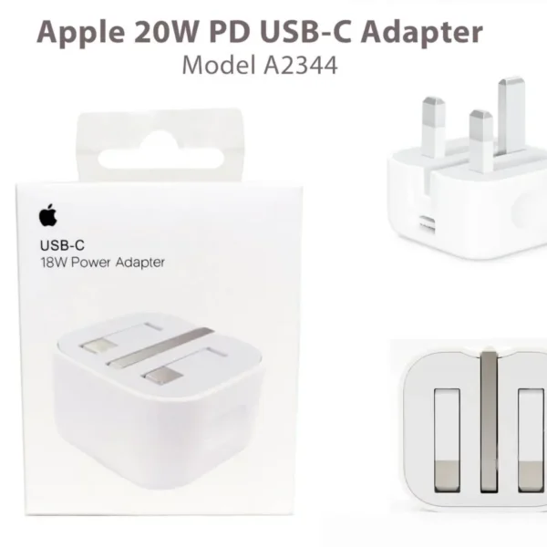 شاژر دیواری سه پین آیفون 20 وات (اصلی) | APPLE A2344 - تصویر 6