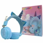 هدفون بلوتوثی بی سیم عروسکی طرح یونیکورن مدل | AH-902A