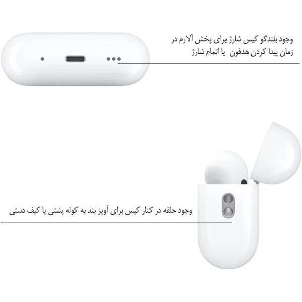 هندزفری بلوتوثی اپل اصل مدل AirPods Pro (ANC) | A2698 A2699 A2700 - تصویر 2