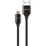 کابل تبدیل USB به TYPE-C برند LEITU مدل | LD-39 - مشکی - تصویر 2