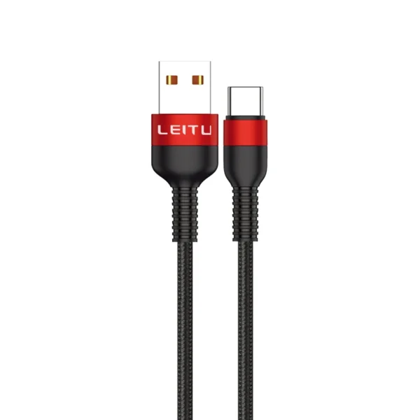 کابل تبدیل USB به TYPE-C برند LEITU مدل | LD-5 - تصویر 2