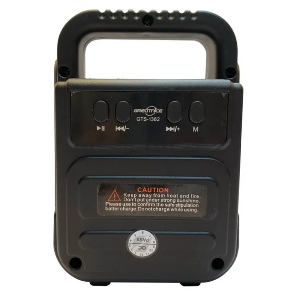 اسپیکر بلوتوثی قابل حمل مدل | GTS -1362 - تصویر 3