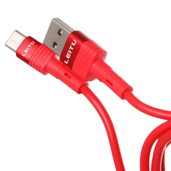 کابل تبدیل USB به TYPE-C برند LEITU مدل | LD-21 - تصویر 2